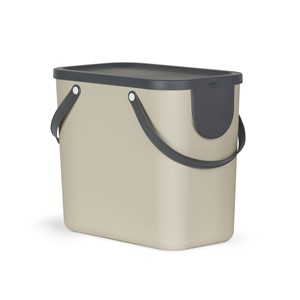 ROTHO Albula Cappuccino - waste sorting container - 25l