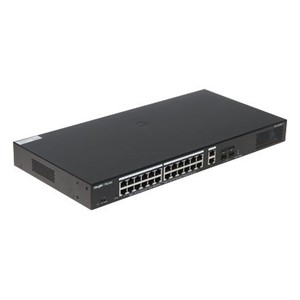 Ruijie Networks RG-ES228GS-P network switch Managed Gigabit Ethernet (10 /100 /1000) Power over Ethernet (PoE) Black