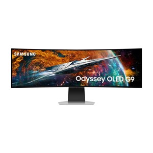 Samsung G95SC computer monitor 124.5 cm (49) 5120 x 1440 pixels Dual QHD OLED Silver