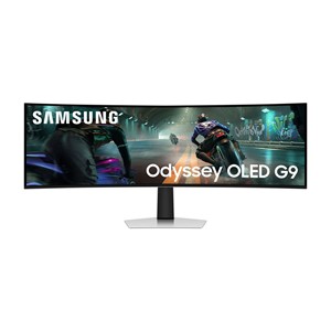 Samsung S49DG910SU computer monitor 124.5 cm (49) 5120 x 1440 pixels Dual QHD OLED Silver