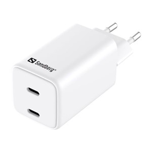 Sandberg AC Charger Dual USB-C PD65W EU charger