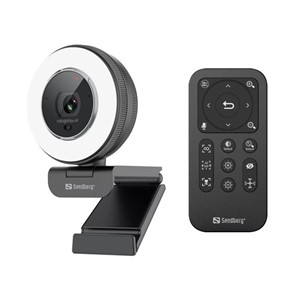 Sandberg Streamer USB Webcam Pro Elite webcam