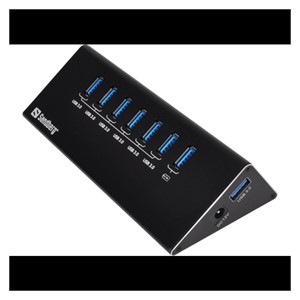 Sandberg USB 3.0 Hub 6+1 ports hub