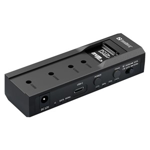Sandberg USB 3.2 Cloner &amp; Dock for M2 + NVMe + SATA docking and cloning station