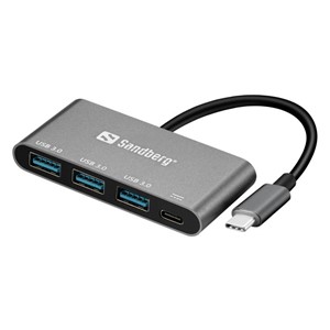 Sandberg USB-C to 3x USB 3.0 + PD Hub