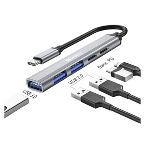 Sandberg USB-C to 3xUSB-A + 2xUSB-C SAVER power hub