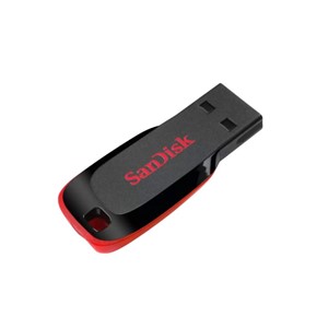 SanDisk 128GB Cruzer Blade USB-A 2.0 USB flash drive (red)