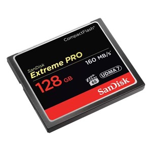 SanDisk 128GB Extreme Pro CompactFlash UDMA 7 VPG-65 memory card