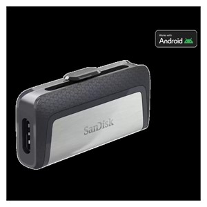 SanDisk 256GB Ultra Dual USB-C /A 3.1 Gen 1 USB Flash Drive