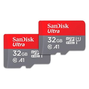 SanDisk 32 GB Ultra SDHC UHS-I Memory Card (Double Pack)