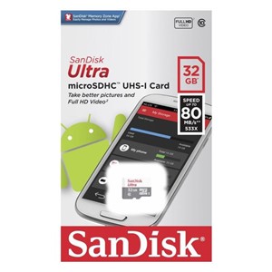 SanDisk 32GB Ultra microSDHC 100MB /s Class 10 UHS-I