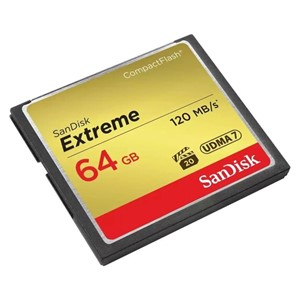 SanDisk 64GB Extreme CompactFlash card UDMA 7 VPG-20 memory card