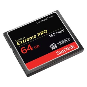 SanDisk 64GB Extreme Pro CompactFlash UDMA 7 VPG-65 Memory Card