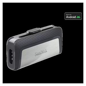 SanDisk 64GB Ultra Dual USB-C /A 3.1 Gen 1 USB Flash Drive