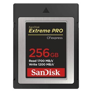 SanDisk Extreme PRO CFexpress Type B, 256GB, 1700MB /s Read, 1200MB /s Write