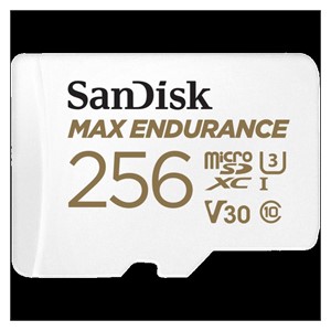 SanDisk MAX ENDURANCE microSDXC 256GB + SD Adapter