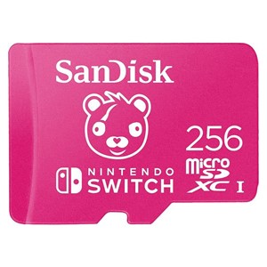SanDisk Nintendo MicroSD UHS I Card - Fortnite Edition, Cuddle Team, 256GB