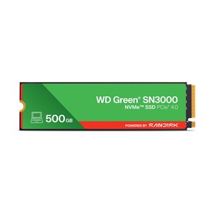 SanDisk SN3000 500 GB M.2 PCI Express 4.0 NVMe QLC 3D NAND (WDS500G4G0E)