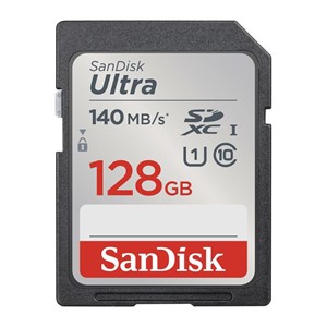 SanDisk Ultra 128GB SDXC memory card 140MB /s