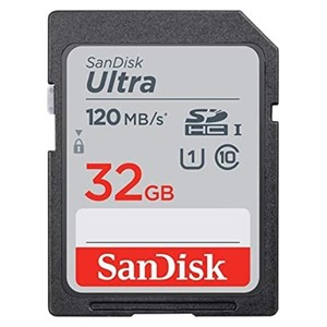 SanDisk Ultra 32GB SDHC memory card 120MB /s