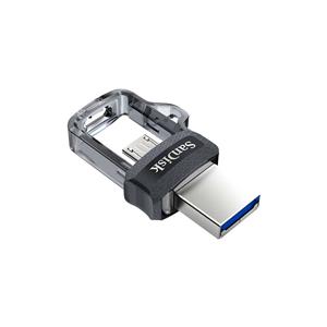 SanDisk Ultra Dual m3.0 USB flash drive 32 GB USB Type-A / Micro-USB 3.2 Gen 1 (3.1 Gen 1) Black, Silver, Transparent 6