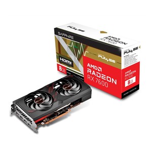 Sapphire PULSE 11324-01-20G graphics card AMD Radeon RX 7600 8 GB GDDR6
