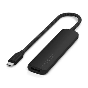 Satechi ST-P4SK interface hub USB Type-C 10000 Mbit /s Black