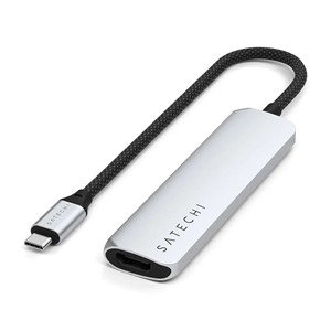 Satechi ST-P4SS interface hub USB Type-C 10000 Mbit /s Silver