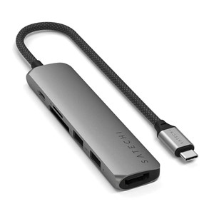 Satechi ST-P6SM interface hub USB Type-C 10000 Mbit /s Grey