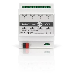 SATEL KNX 4-channel switching actuator KNX-SA41
