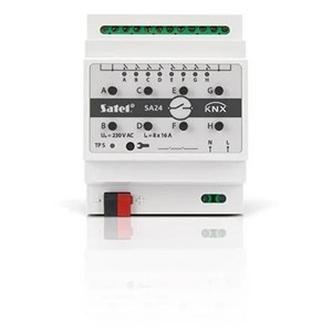 Satel KNX-SA24 smart home actuator DIN rail-mounted Switching actuator 8 channels