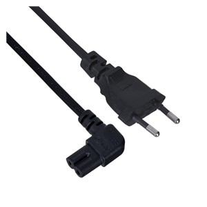 SAVIO CL-144 Power cable Black 3 m angled