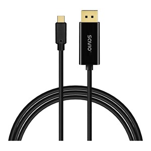 Savio CL-207 USB cable 2 m USB C Black