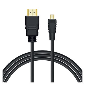 Savio CL-40 /M HDMI (M) - micro HDMI (M) cable with Ethernet, 2m, Black