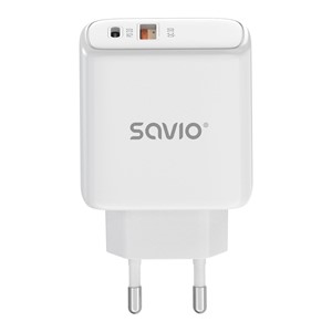Savio LA-12 mobile device charger Universal White AC Fast charging Indoor