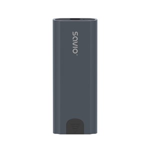 Savio M.2 SSD NVMe external drive enclosure, USB-C 3.1, AK-67, grey