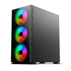 SAVIO PC Case Prime X1 ARGB Glass Black