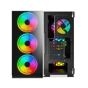 SAVIO PC Case Prime X1 ARGB Glass Black 3