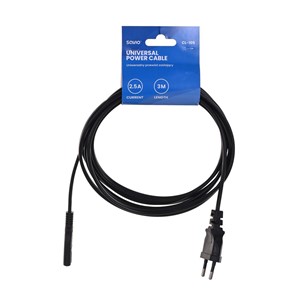 SAVIO Power cable 2pin (M) 3m CL-105 Black