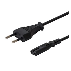 SAVIO Power cable (M) 2pin, 1.2m CL-97