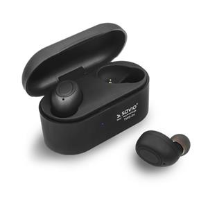 Savio TWS-04 Wireless Bluetooth Earphones Black,Graphite