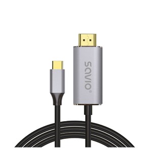 Savio USB cable USB 3.2 Gen 2 (3.1 Gen 2) 2 m USB C USB-C /HDMI