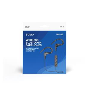 Savio WE-03 Wireless Bluetooth Earphones 4