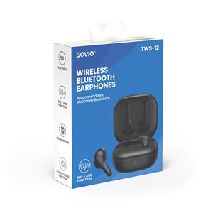 SAVIO Wireless BLUETOOTH 5.3 TWS-12 headphones 5