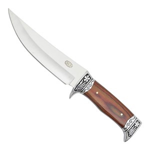 SCK hunting knife with wooden handle