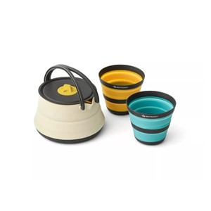 SEA TO SUMMIT Frontier UL ultra-light folding kettle set for 2 persons /3 items