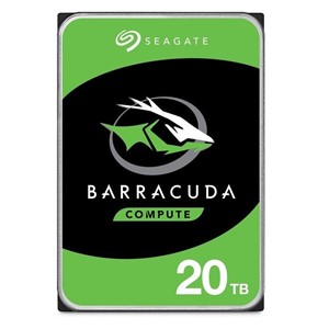 Seagate Barracuda 20TB internal hard drive 7200 RPM 512 MB 3.5 Serial ATA