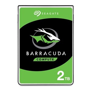 Seagate BarraCuda internal hard drive 2 TB 5400 RPM 128 MB 2.5 Serial ATA III (ST2000LM015)