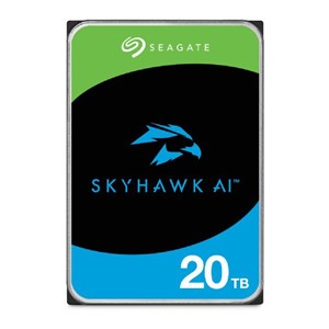Seagate SkyHawk AI internal hard drive 20 TB 7200 RPM 512 MB 3.5 Serial ATA III (ST20000VE004)