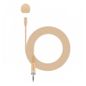 Sennheiser MKE Essential Omni Beige - miniature lavalier microphone with 3.5 mm jack connector (beige)